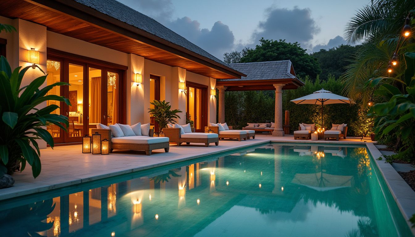 Elegant villa in Casa de Campo with a serene poolside ambiance.